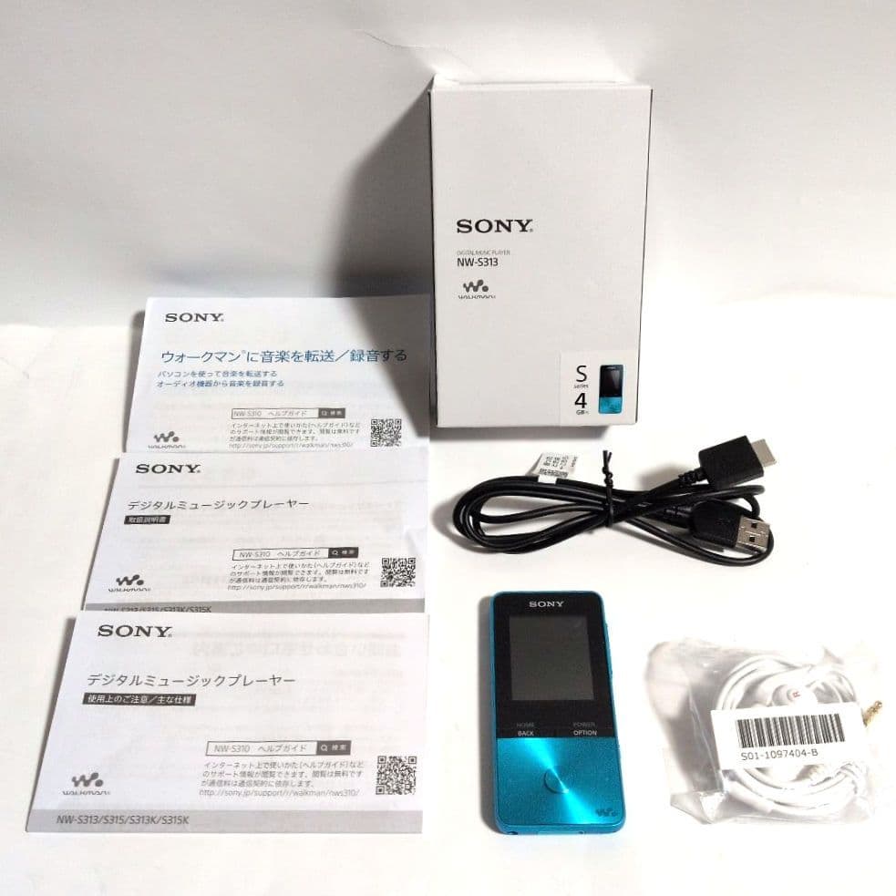 SONYウォークマンNW-S313 4GBブルー2025年10月ヨドバシCで購入