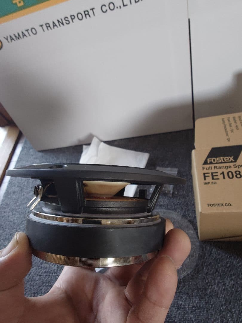FOSTEX FE108-Sol フルレンジスピーカー　１つ　とターミナル