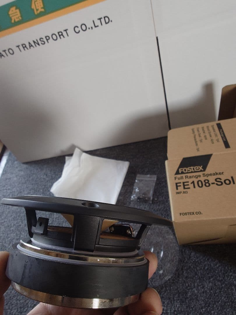FOSTEX FE108-Sol フルレンジスピーカー　１つ　とターミナル