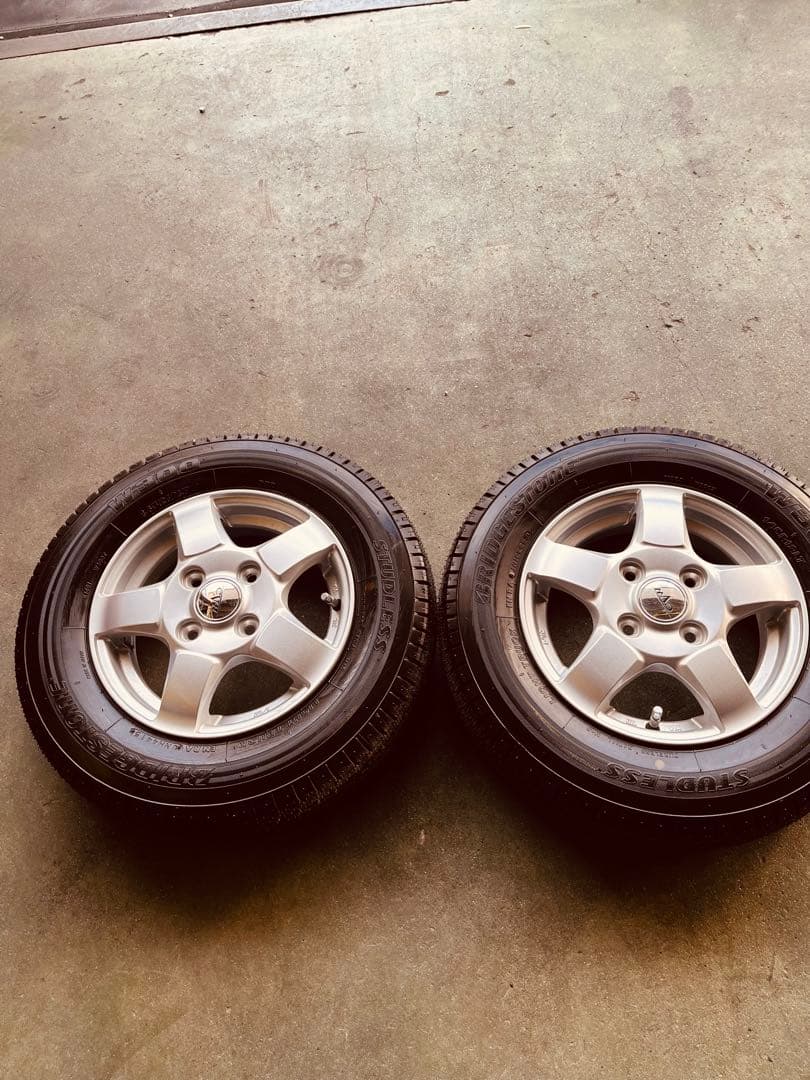 ブリヂストン スタッドレスタイヤ 12インチ ホイールセット