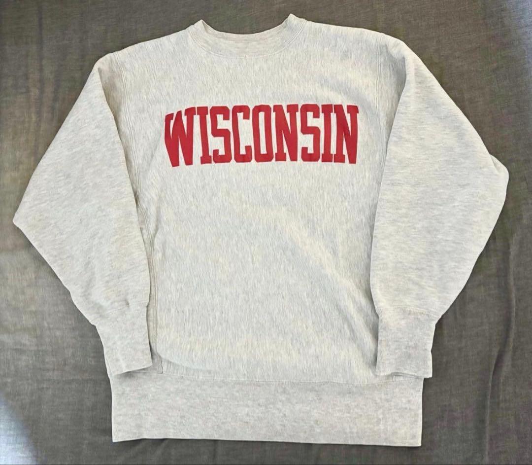 [美品]90s チャンピオン　リバースウィーブ　ウィスコンシン