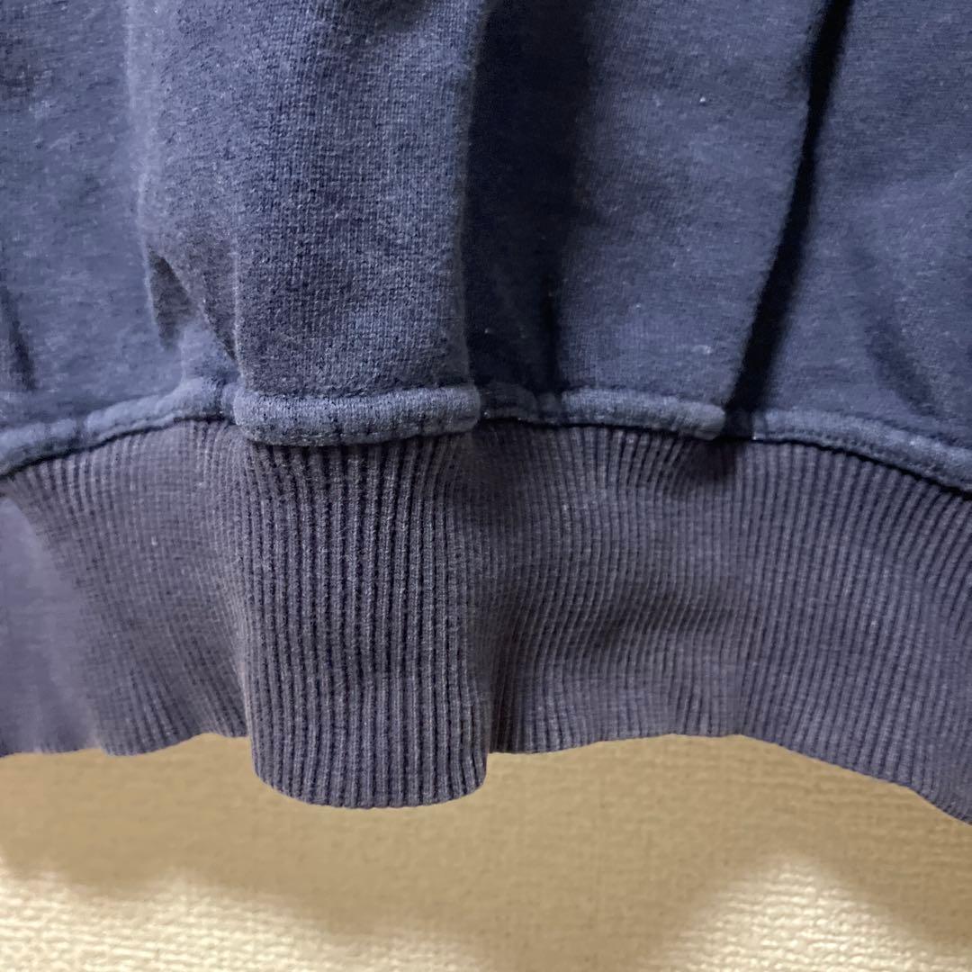 青赤タグ　STUSSY ネイビー クルーネック トレーナー　Ｍ