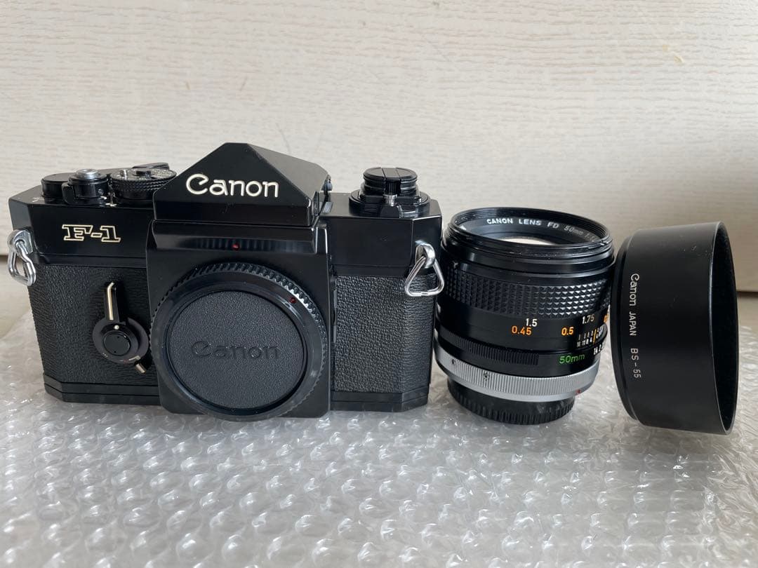 【美品】 Canon F-1 前期型+ FD 50mm 1:1.4 ssc