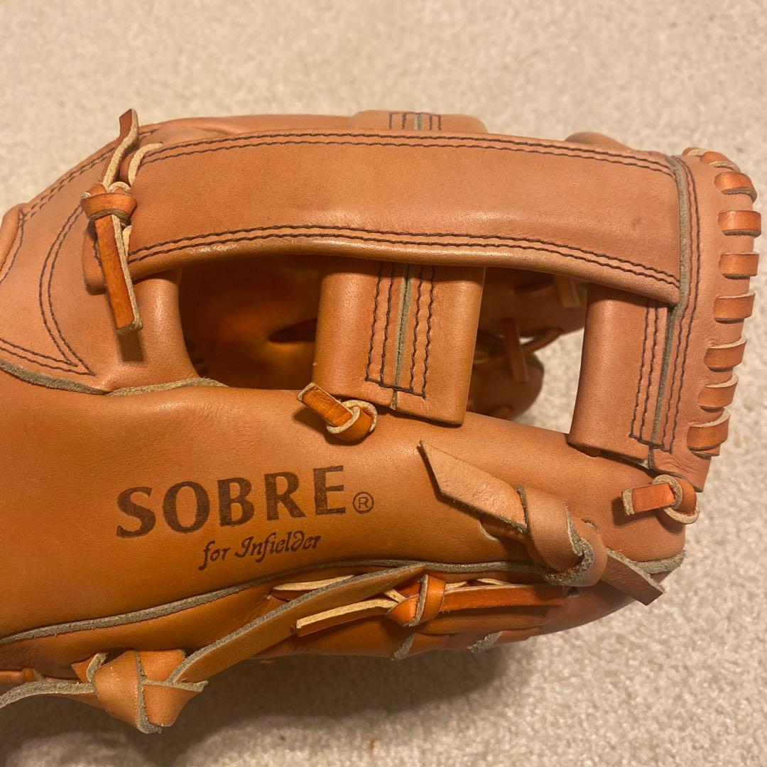 【希少】ミズノ 日本製 ビューリーグ SOBRE 内野用 硬式用グローブ