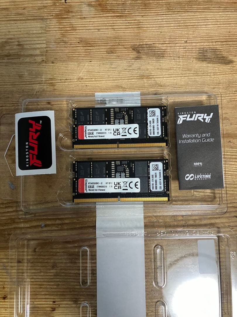 kingston DDR5-4800MT/s 16×2GB 32GB