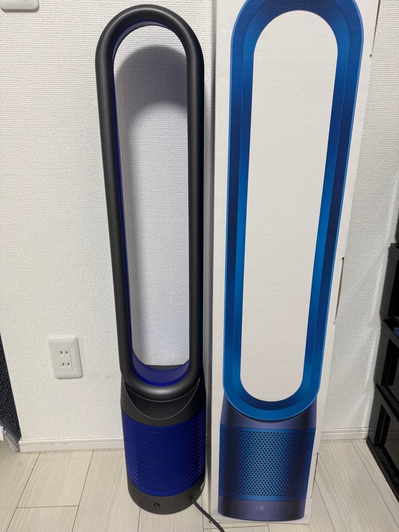 Dyson タワー型冷風機 青と黒