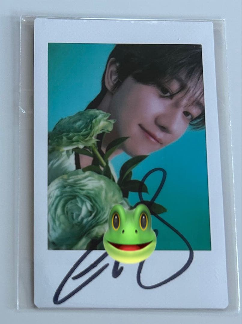 ディエイト　ミンハオ　直筆サイン　HANABI インスタントフォト