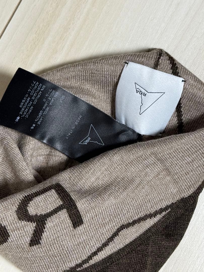 ROA ニット帽 ブラウン フリーサイズ