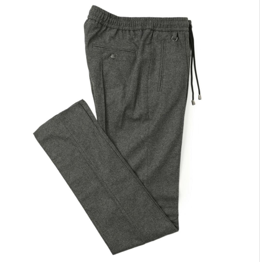 新品【干場義雅×菅原靴店】giabsarchivio前後永久クリースパンツ46