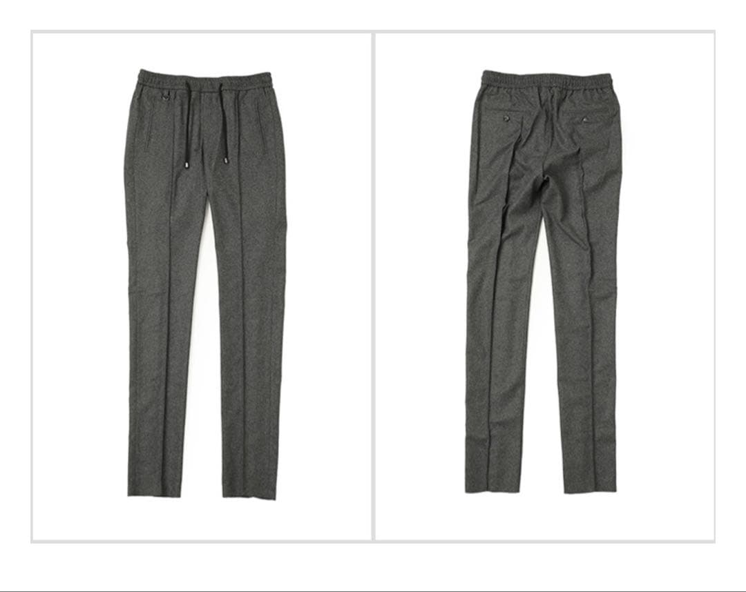 新品【干場義雅×菅原靴店】giabsarchivio前後永久クリースパンツ46