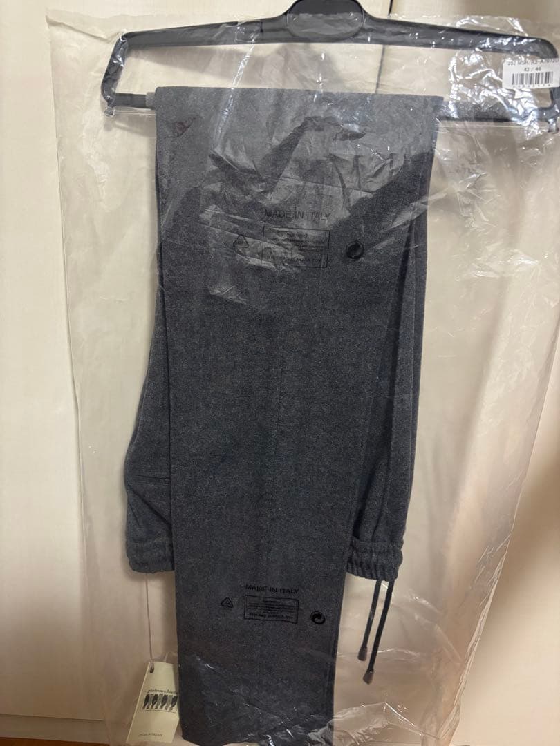 新品【干場義雅×菅原靴店】giabsarchivio前後永久クリースパンツ46