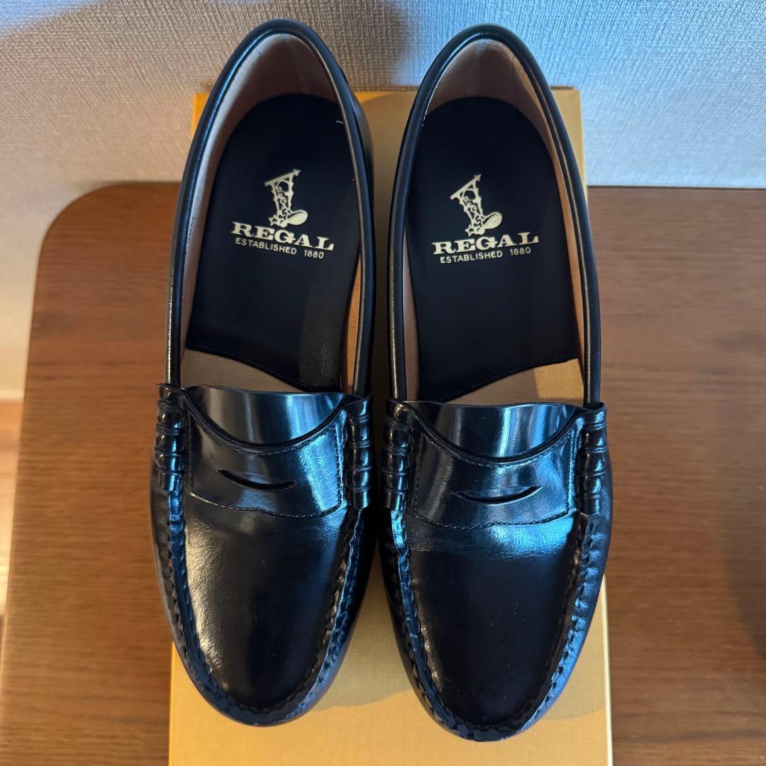 REGAL ブラック ローファー【23.5cm】