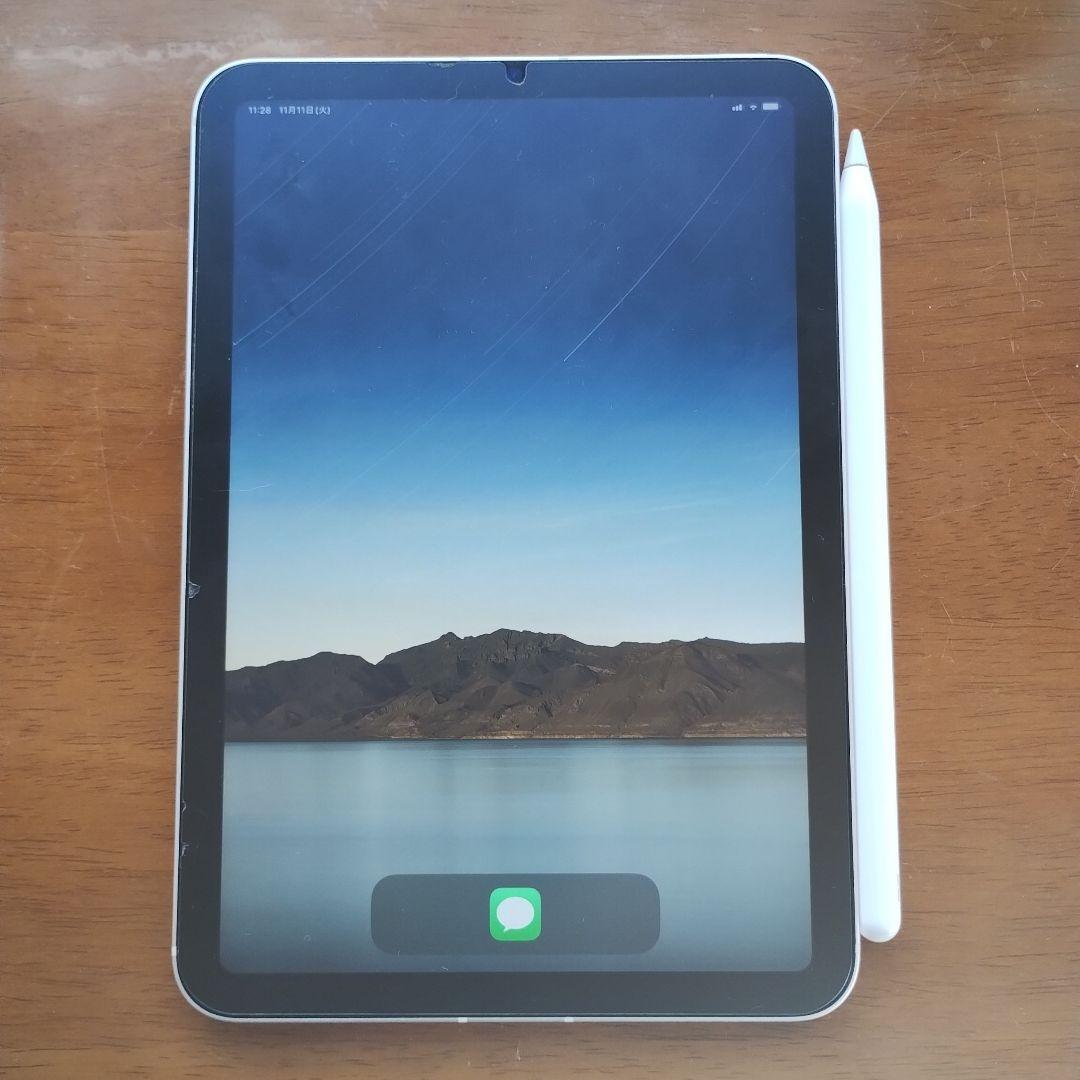 iPad mini 6　セルラーモデル　pencil付属