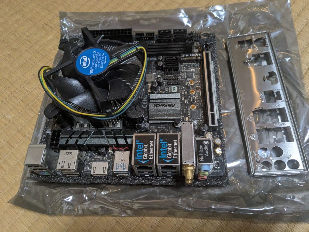 ASRock Z390M-ITX/ac + corei5 9400F セット