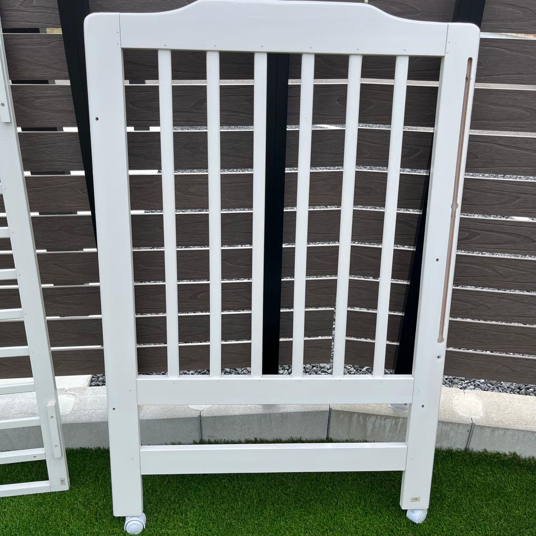 ゲリラセール✨KATOJI カトージ　ベビーベッド　レギュラーサイズ　ホワイト