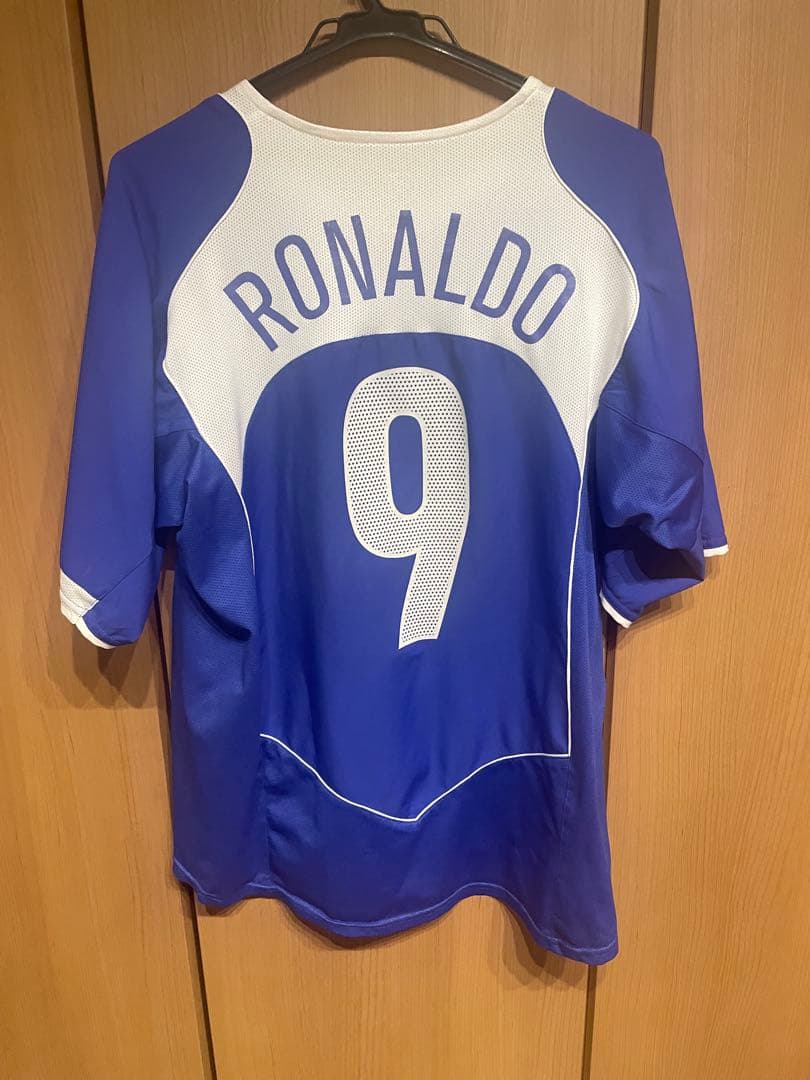 ナイキ 04/05 ブラジル代表 ロナウドユニフォーム アウェイ