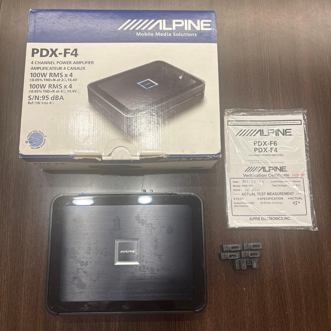 ALPINE PDX-F4 カーアンプ