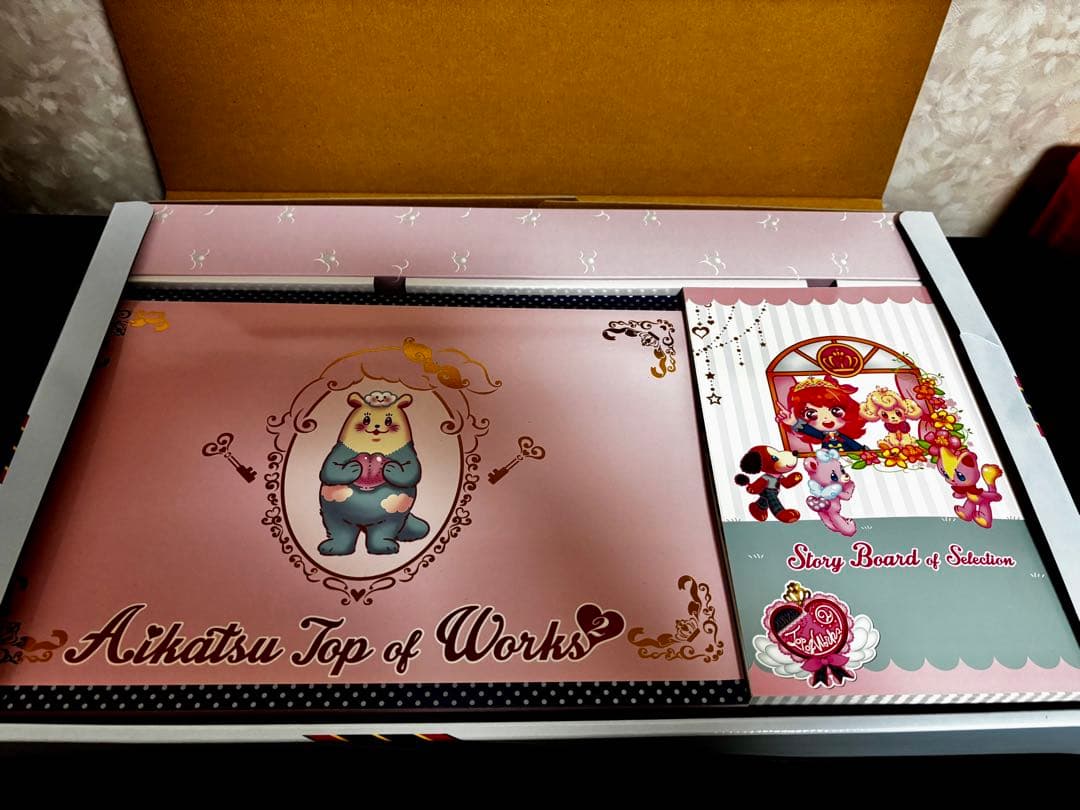 アイカツ！　TOP OF WORKS vol.1、2セット※1のみステッカーあり