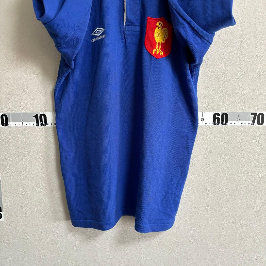 UMBRO アンブロ ラグビー フランス代表 ラガーシャツ ロングスリーブポロ
