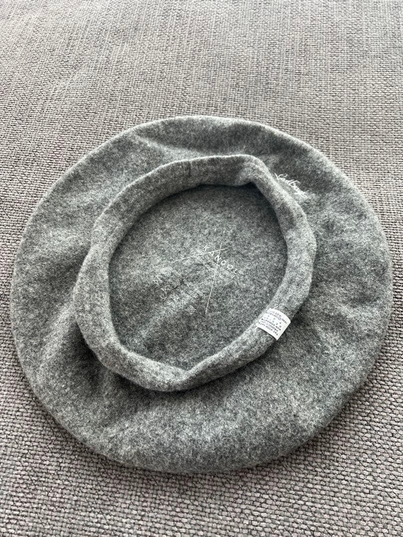 超希少90s初期GOODENOUGH×KANGOL グレーベレー帽 藤原ヒロシ