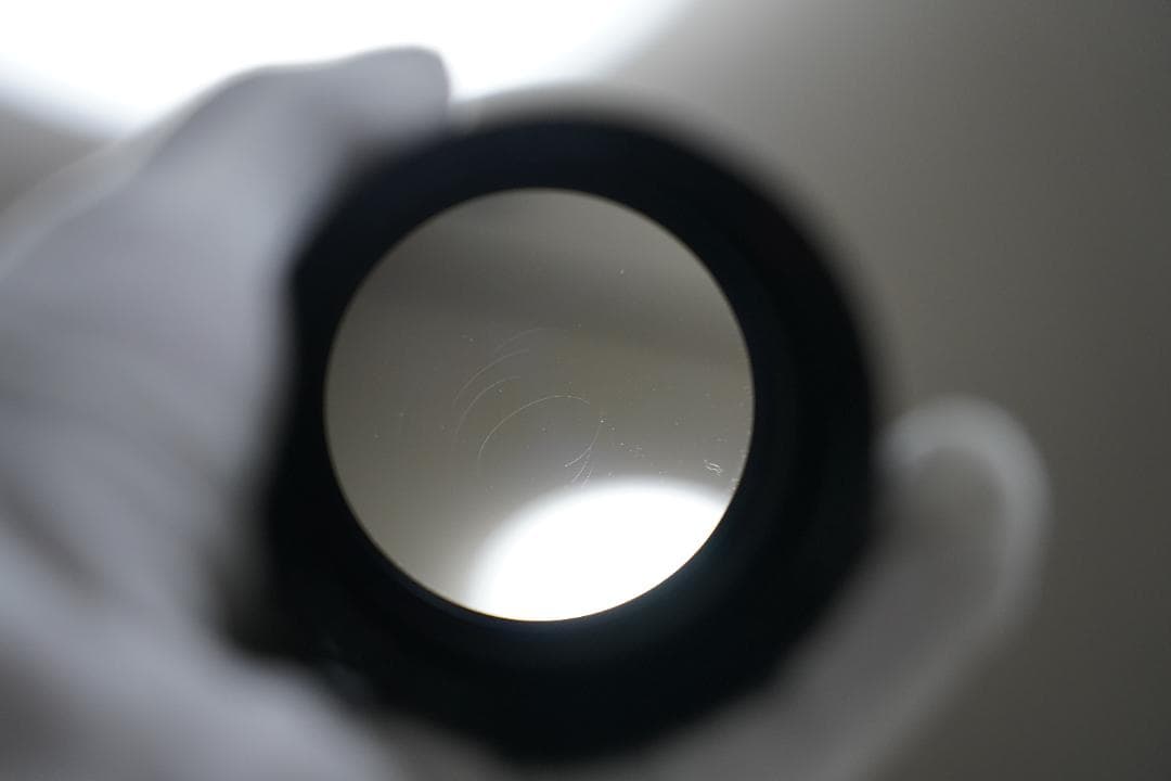 CONTAX　プラナー85mmF1.4　レンズに傷あり