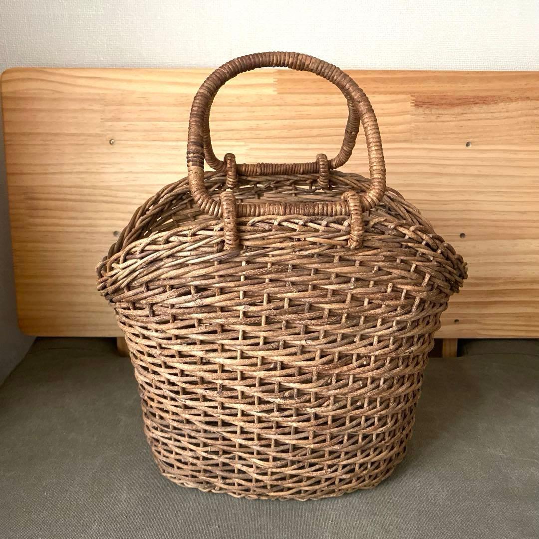【1点もの】あけび かご カゴバッグ かごバッグ バスケット 自然素材 手づくり