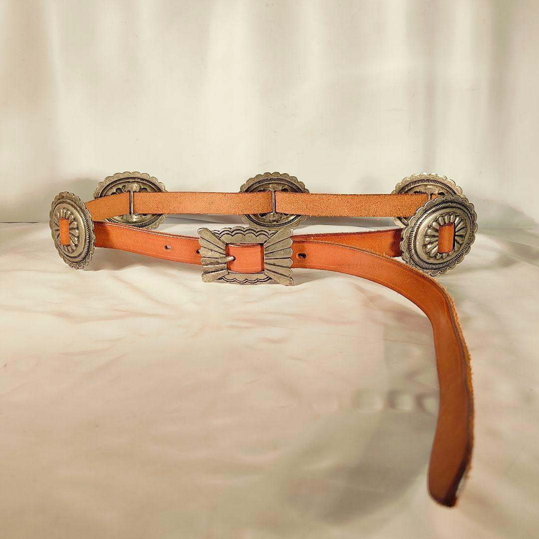 【新品極美品】RIVOLTA×JOKER　高級革コンチョベルト　イタリア製正規品