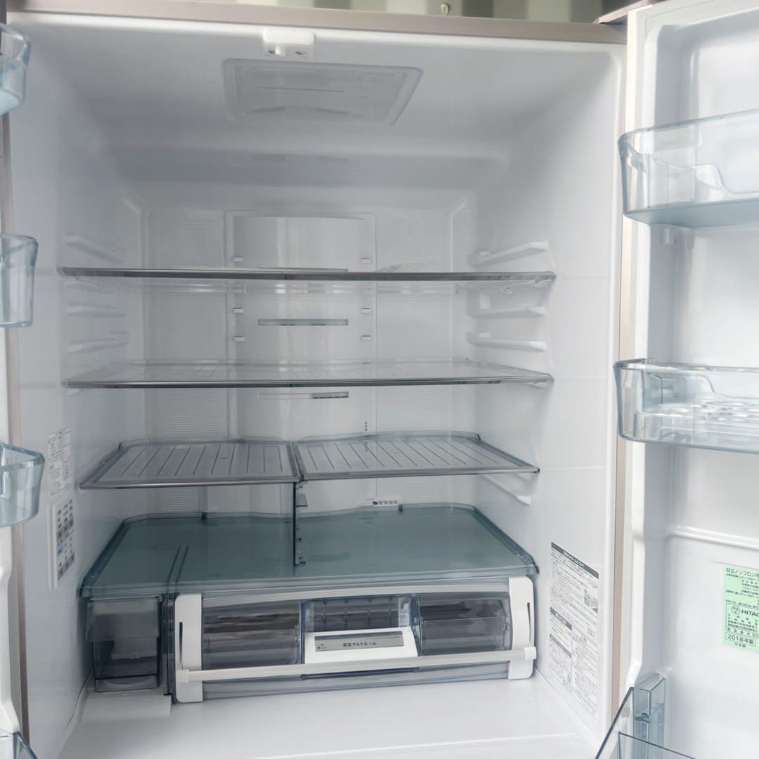 取付無料！日立真空チルド搭載！高性能おしゃれインテリア6ドア冷蔵庫！洗濯機