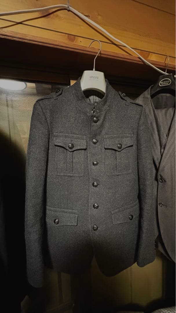 BURBERRY ナポレオンジャケット ウールジャケット