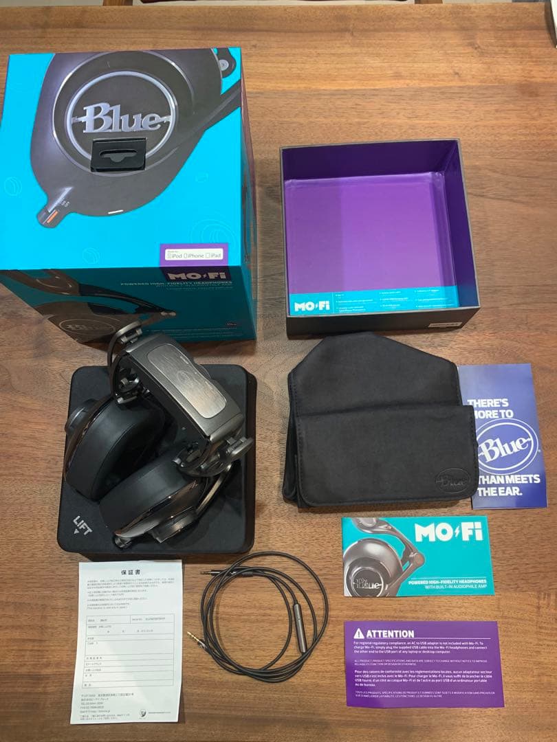 Mo-Fiモーファイ　アンプ内蔵ヘッドホン