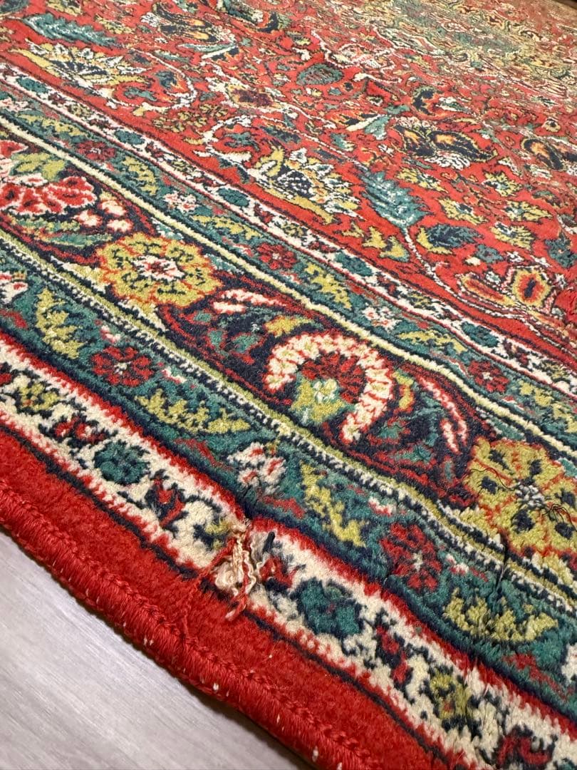 【ロシア製】ヴィンテージラグ(約194×281cm)ウズベキスタン蚤の市で購入