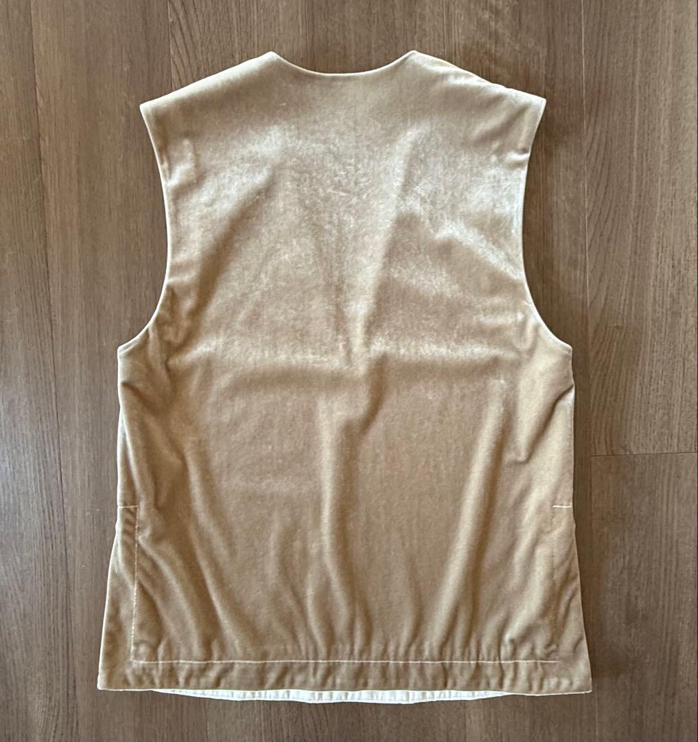 ぷぷり様　【未使用】Ballsey マットベロア Vネックベスト ライトベージュ
