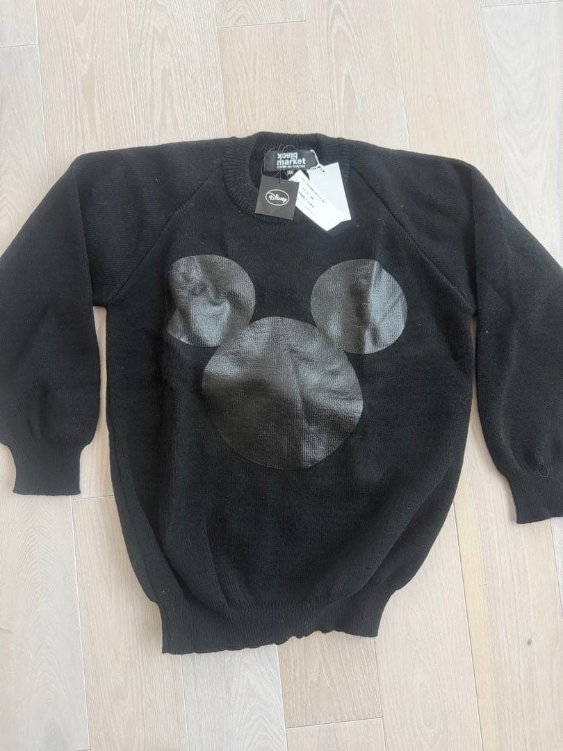 r*n様 COMME des GARÇONS ブラックニット M Disney