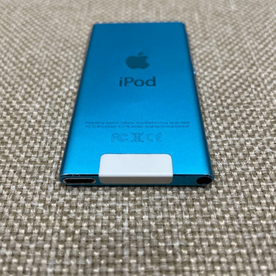 ipod nano 第7世代　ブルー A1446