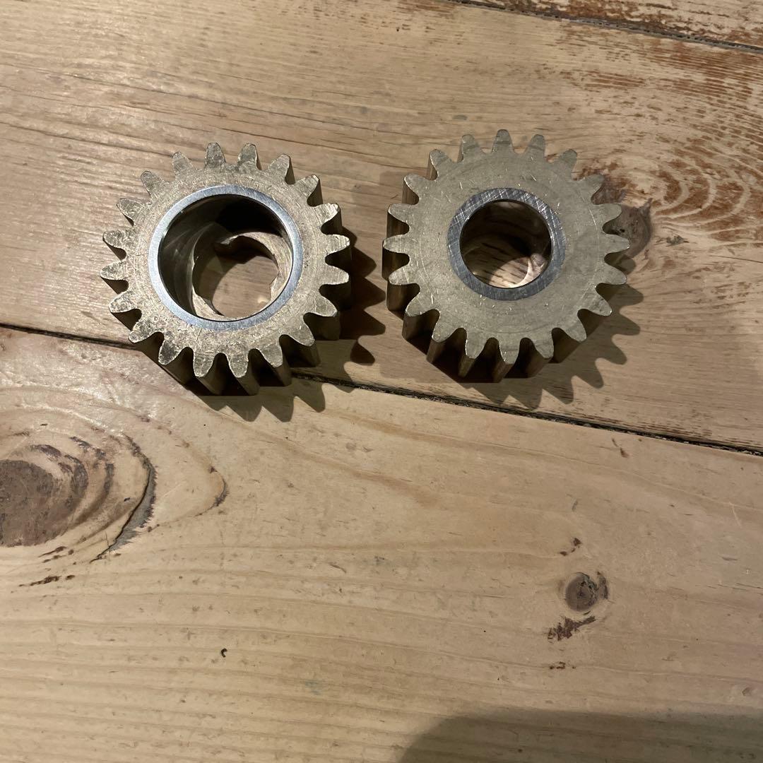 カルピジャーニ　ソフトクリームフリーザー用 ギア 2個セット　中古品