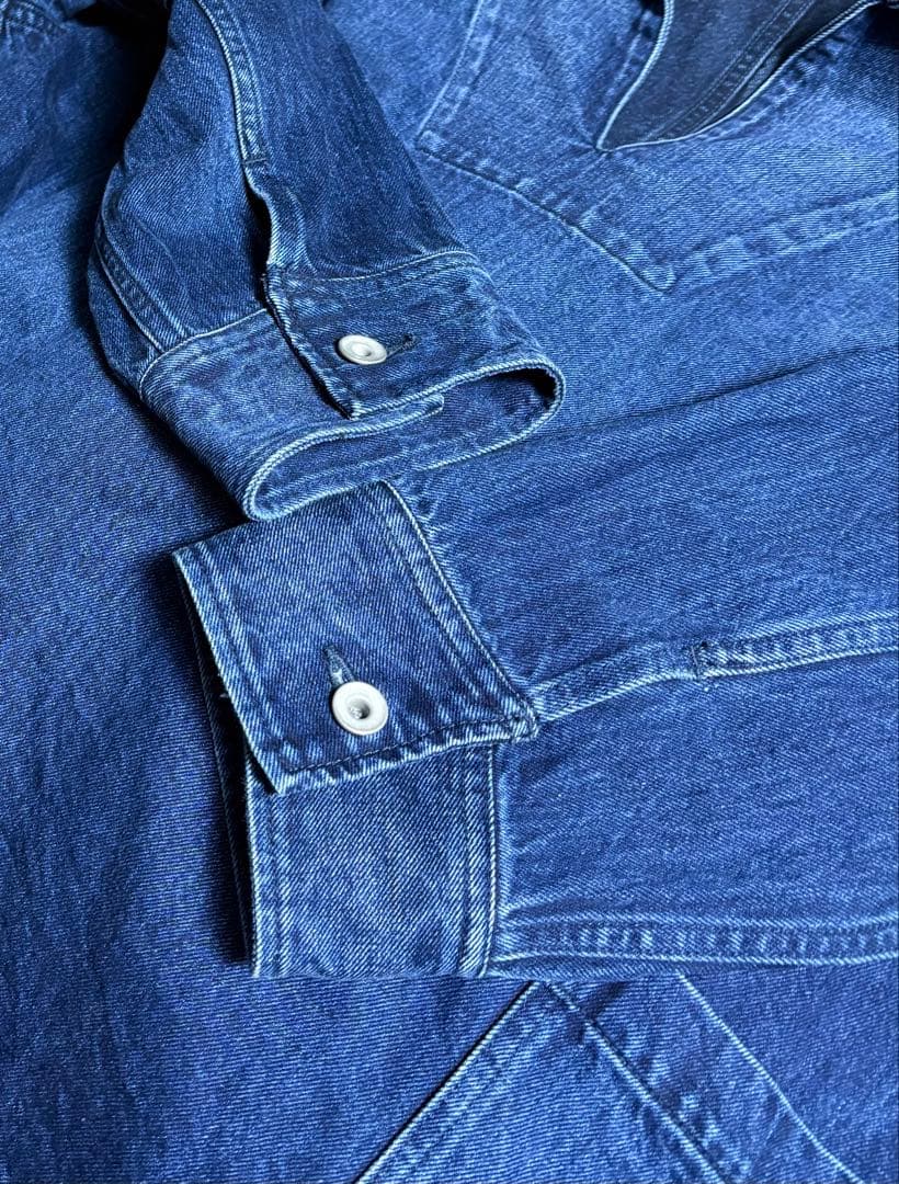 ヴェリテクール　デニムプルオーバージャケット　DARK INDIGO