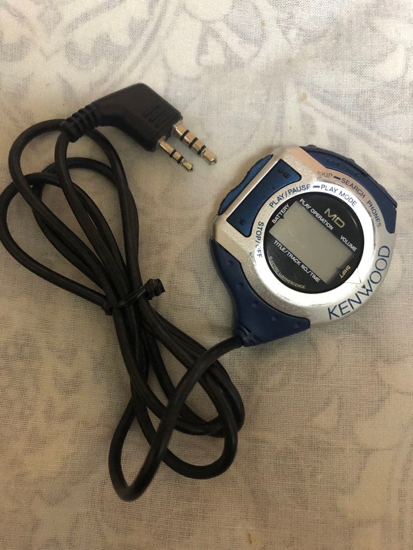 【ジャンク】 KENWOOD ポータブルMDプレーヤー DMC-G3(L)