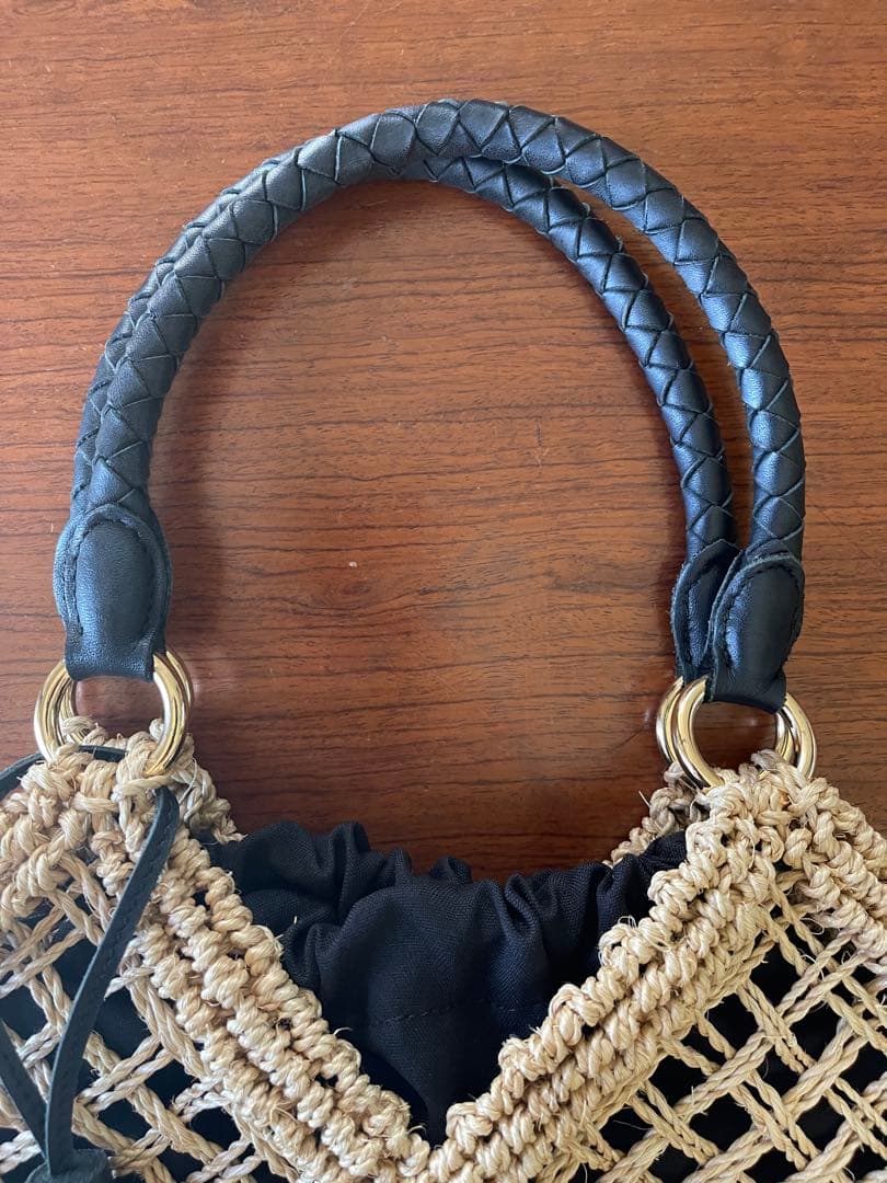 BAGMATI 編み込みデザイン かごバッグ