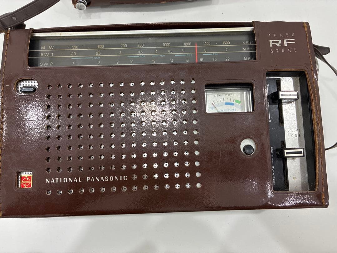 National Panasonic ヴィンテージラジオ RFステージMW/SW