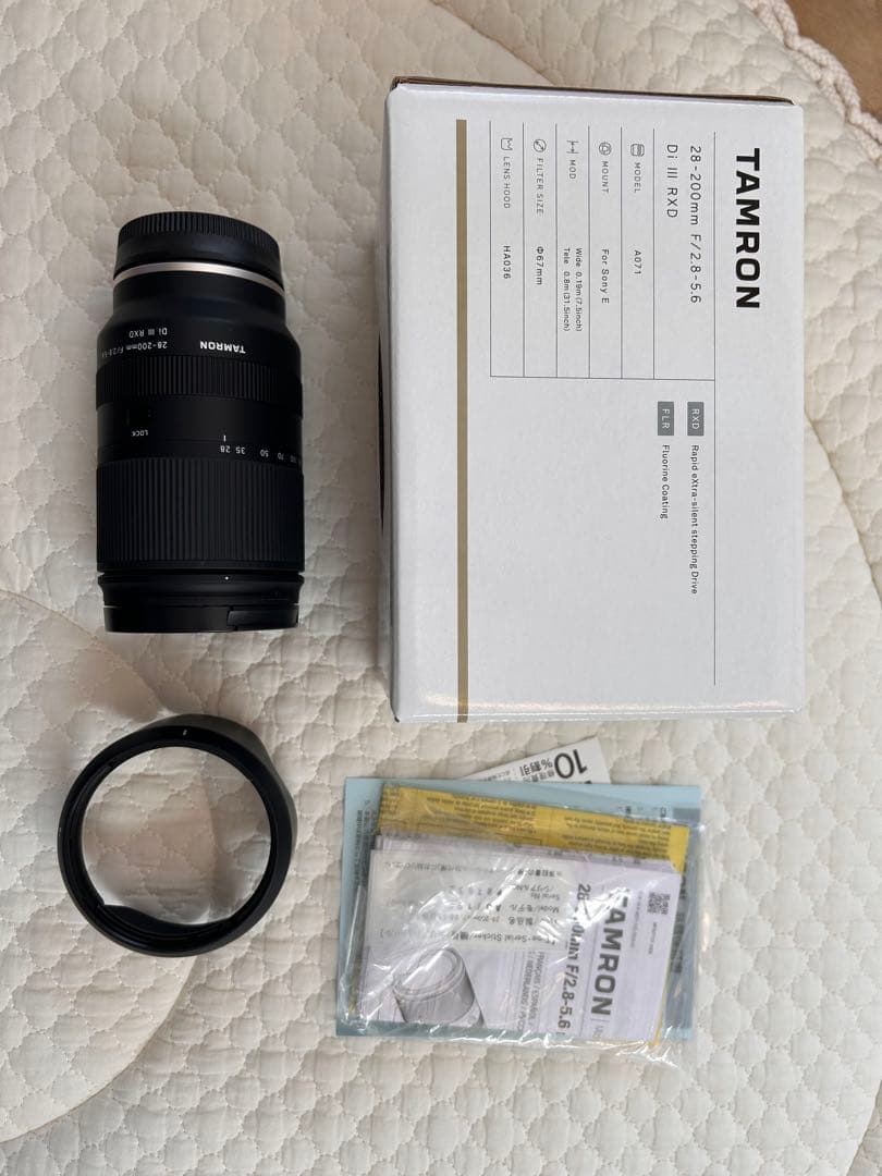 【新品】TAMRON 28-200mm F/2.8-5.6 Di III RXD