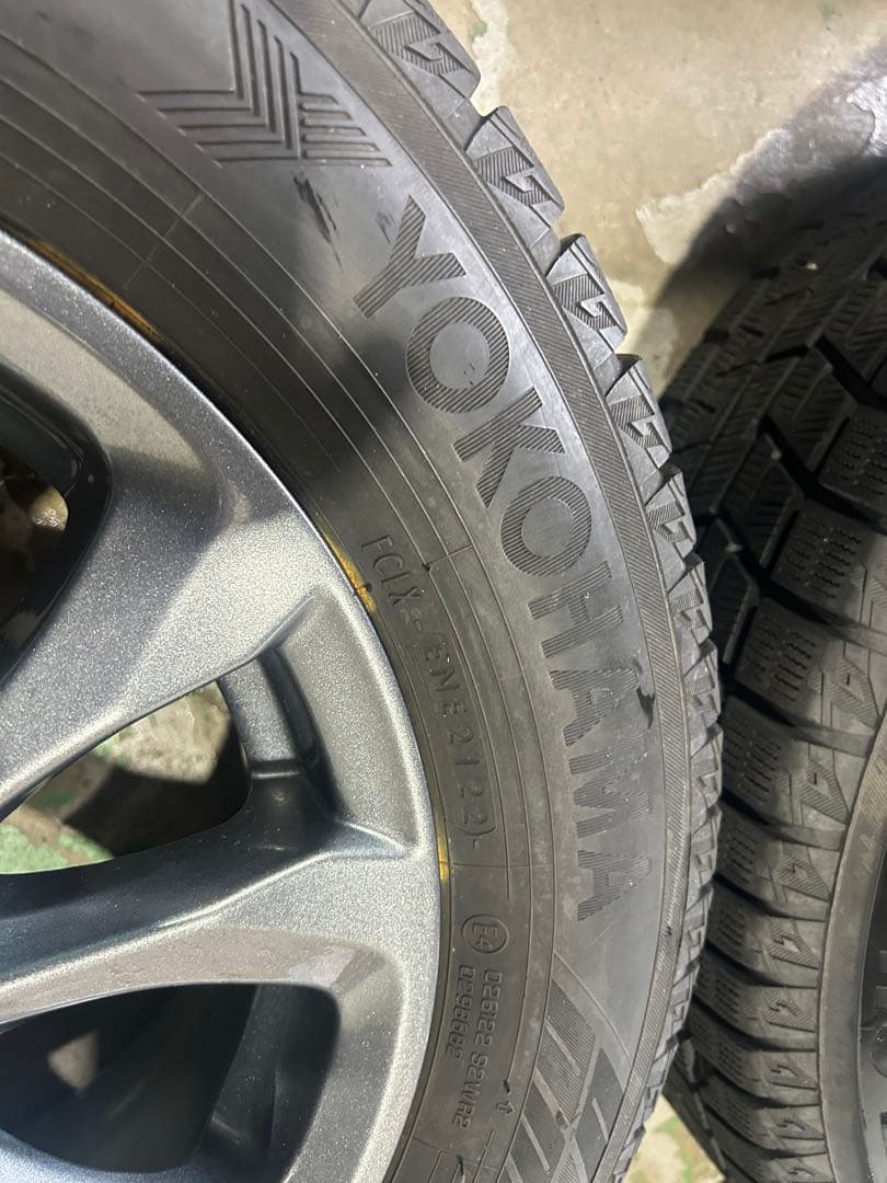 マツダ純正溝有りスタッドレス15インチ ホイールセット