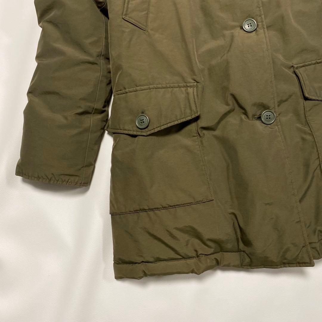 WOOLRICH ダウンコート　アークティックパーカー　ラクーンファー　カーキ