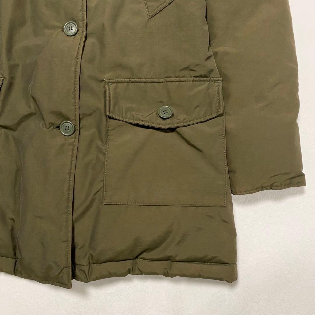 WOOLRICH ダウンコート　アークティックパーカー　ラクーンファー　カーキ