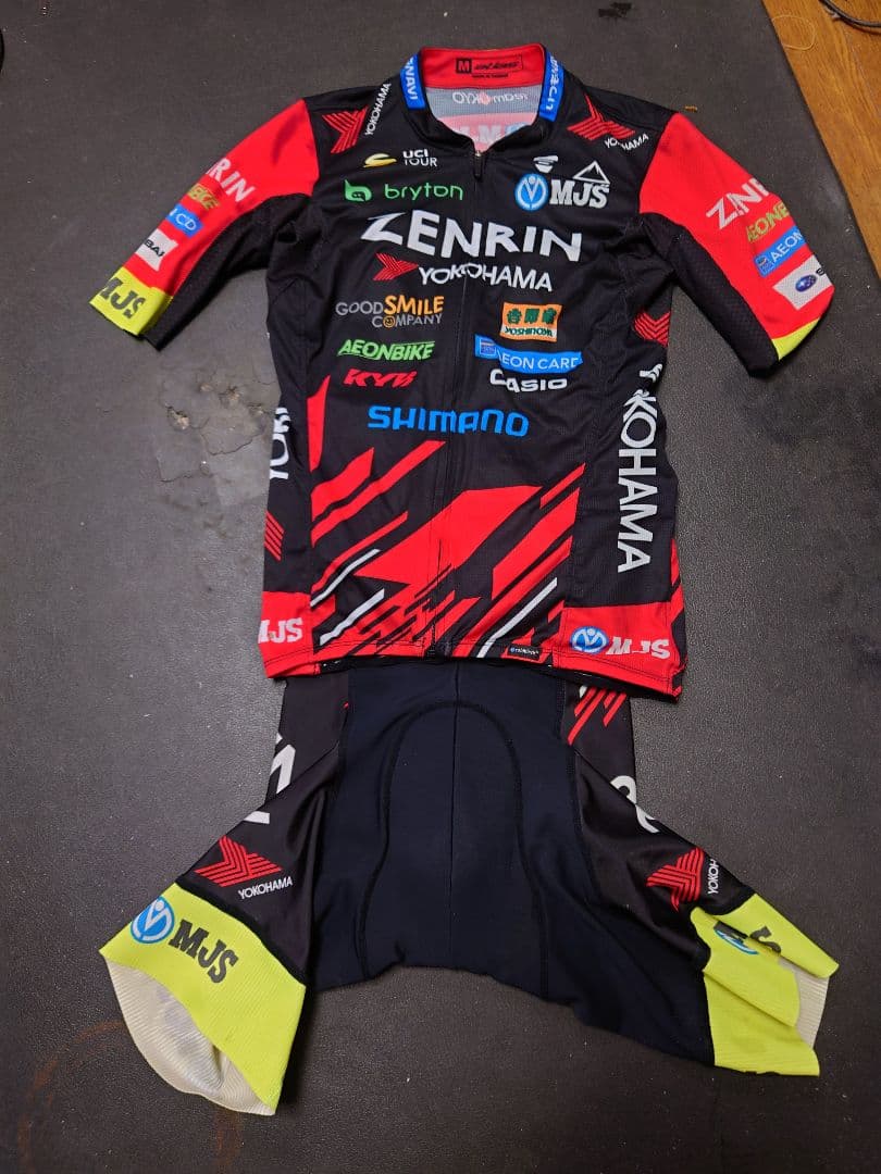 Team UKYO 選手ジャージ　上下Mサイズ ロードバイク