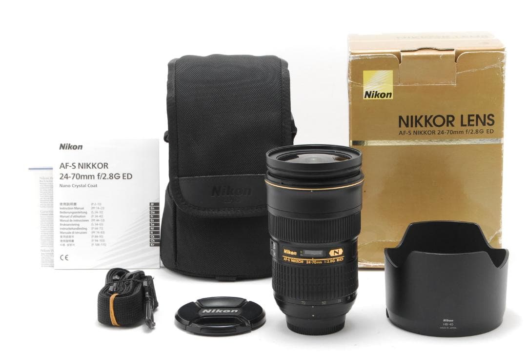 【美品】ニコン AF-S Nikkor 24-70mm F2.8 G ED N