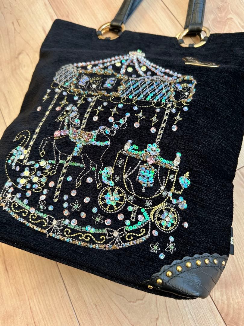 【未使用】Think Bee！シンクビー★メリーゴーランド★ビーズ トートバッグ