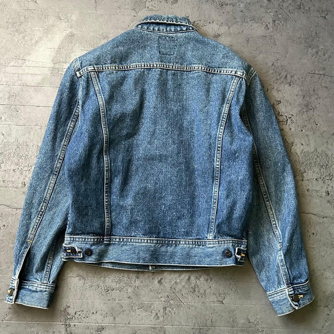90s LeeRIDERSＪ0424黒タグ 日本製 復刻 デニムジャケット 希少