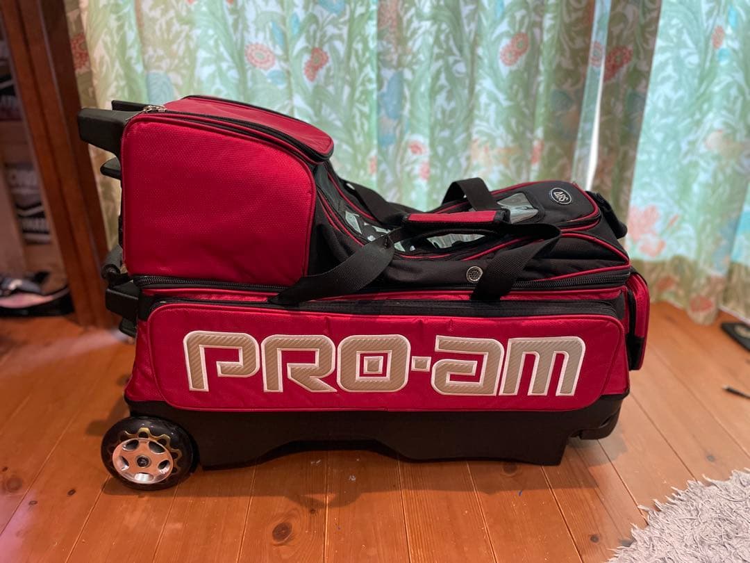 ボウリング　バッグ　カート　4ボール　キャリーバッグ　ABS