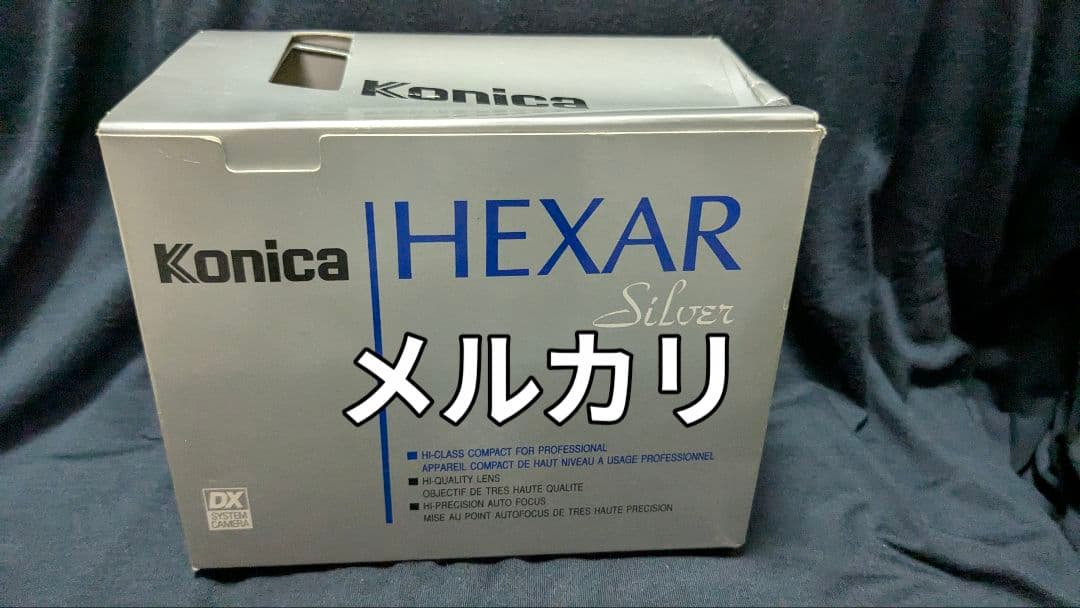 コニカ ヘキサー シルバー 極美品 カメラ フィルム 箱付き