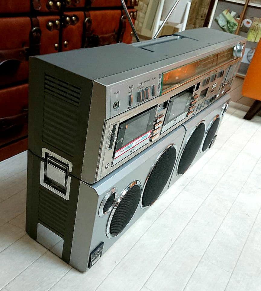 ✨貴重な大型ラジカセ TOSHIBA MacKenzie RT-S98　レトロ